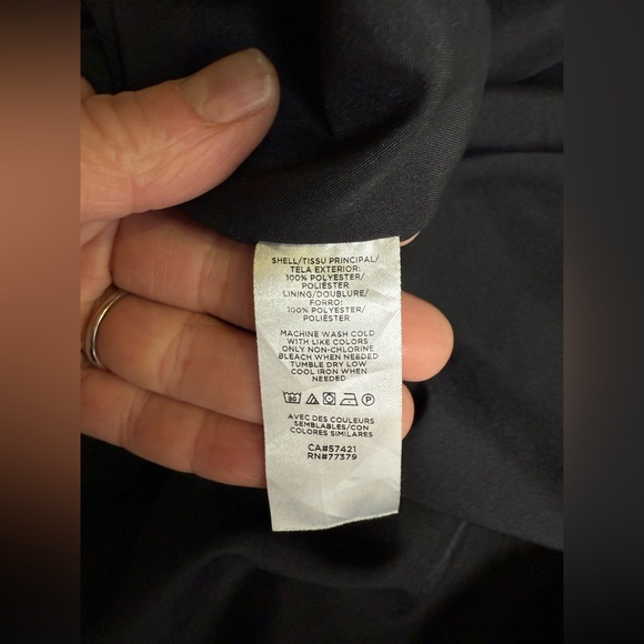 ANN TAYLOR FACTORY Black on black gingham print halter Midi Dress size M - Picture 10 of 13